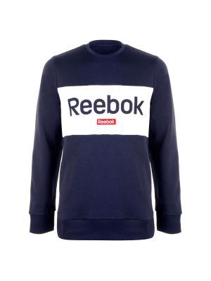 Пуловер Reebok синьо