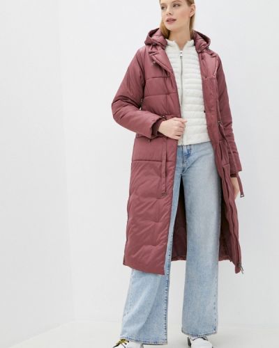 Утепленная демисезонная куртка D`imma розовая