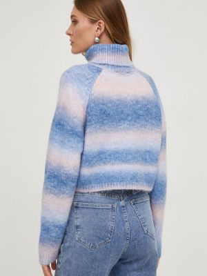 Vlněný svetr Answear Lab fialový