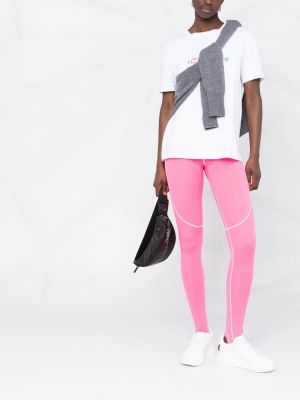 Legginsy Adidas By Stella Mccartney różowe