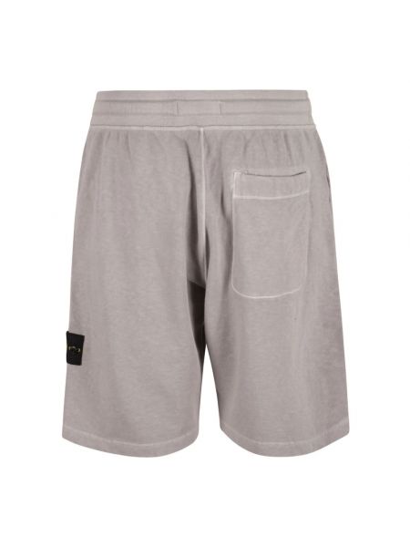 Pantalones cortos Stone Island gris