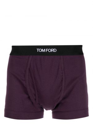 Bavlnené boxerky Tom Ford fialová