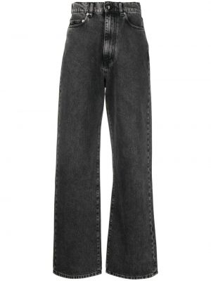 Voľné džínsy Semicouture čierna
