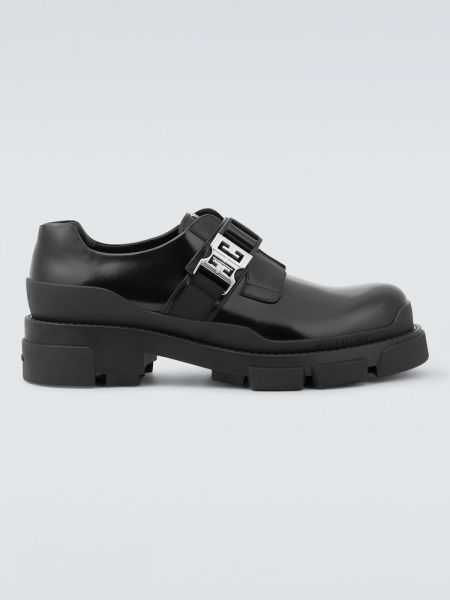 Kožne derby cipele Givenchy crna