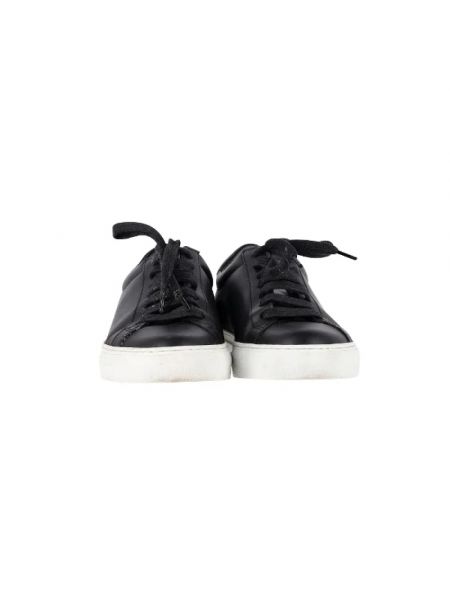 Sneakersy skórzane Givenchy Pre-owned czarne