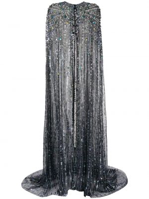 Sukienka wieczorowa z kryształkami Jenny Packham czarna