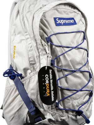 Серебряный рюкзак Supreme