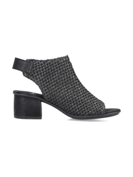 Sandale mit absatz mit hohem absatz Rieker schwarz