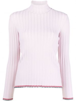 Džemperis ar augstu apkakli Thom Browne rozā