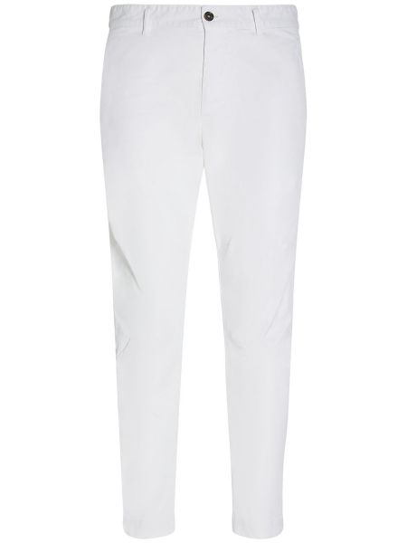 Pantalones de algodón Dsquared2 blanco