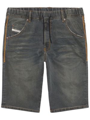 Kratke jeans hlače Diesel siva