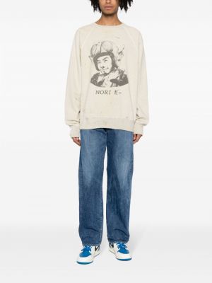 Sweatshirt aus baumwoll mit print Saint Mxxxxxx grau