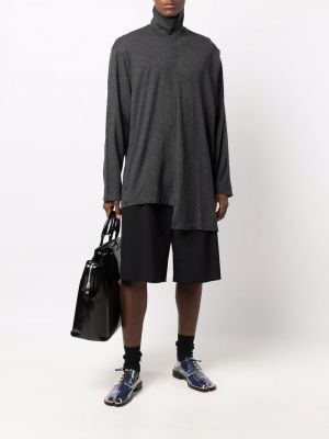Jersey de tela jersey asimétrico Yohji Yamamoto gris