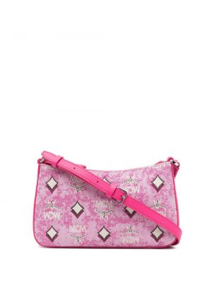 Jacquard veske Mcm rosa