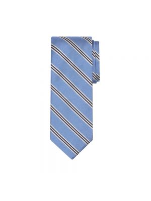 Jedwabny krawat Brooks Brothers niebieski