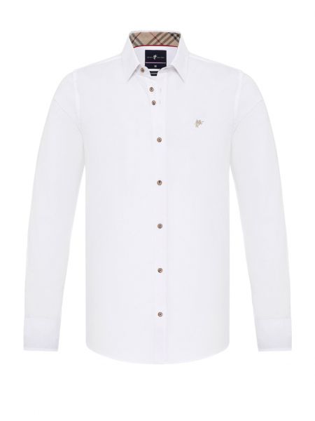 Rifľová košeľa Denim Culture biela