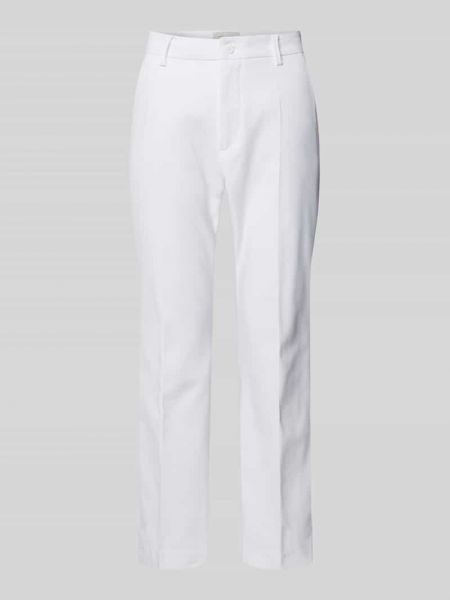 Spodnie slim fit Free/quent białe
