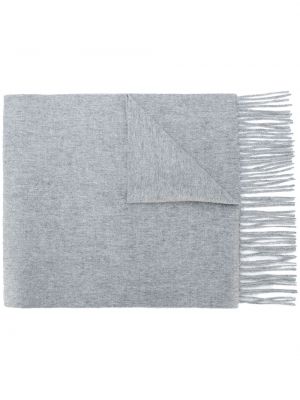 Плетен кашмирен шал N.peal сиво