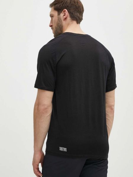Sportska majica kratki rukavi Smartwool crna