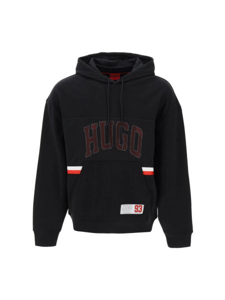 Bluza z kapturem Hugo Boss czarna