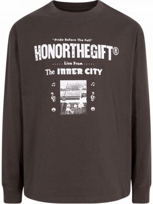 T-shirt avec manches longues Honor The Gift noir