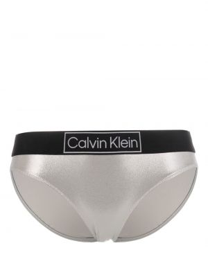 Bikini Calvin Klein Underwear srebrna