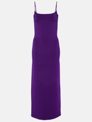 Длинное платье Galvan фиолетовое