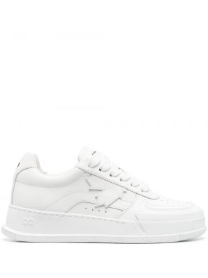 Baskets en cuir Dsquared2 blanc