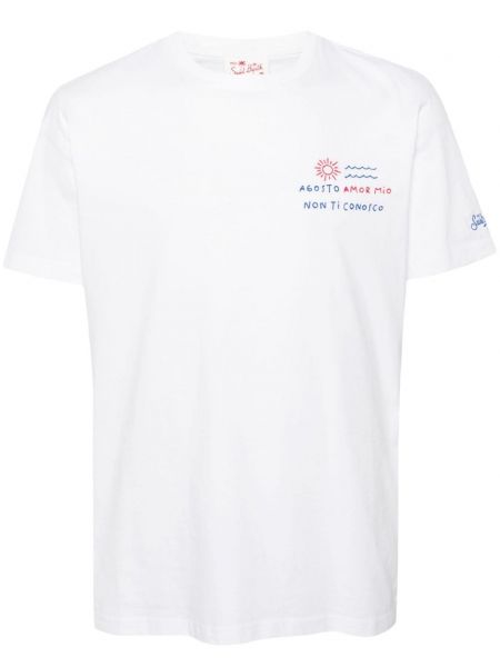 Kokvilnas t-krekls Mc2 Saint Barth