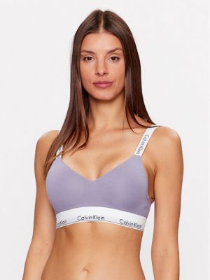 Měkká podprsenka Calvin Klein Underwear fialová