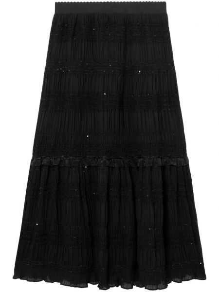 Midi sukně Tout A Coup černé