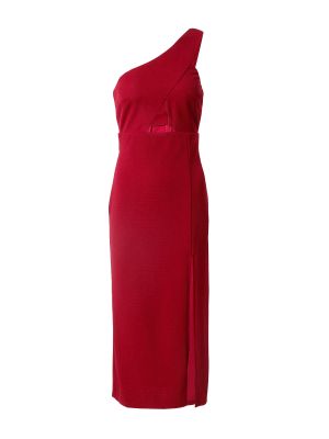 Коктейлна рокля Skirt & Stiletto червено