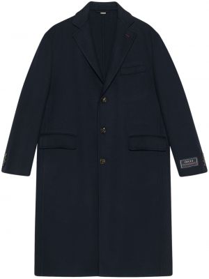 Manteau en laine Gucci bleu