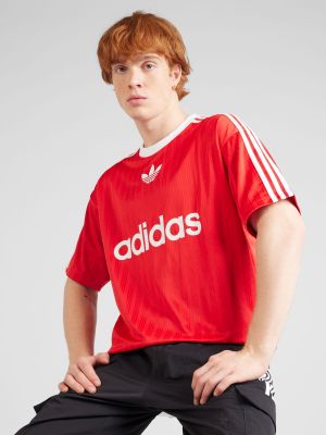 Πουκάμισο Adidas Originals κόκκινο