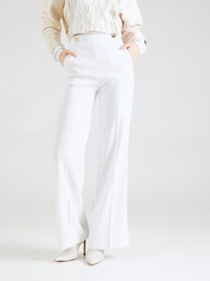 Широки панталони тип „марлен“ Pinko бяло