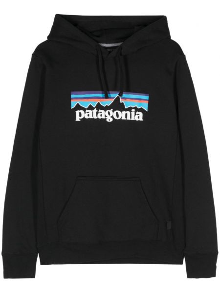 Kapučdžemperis Patagonia melns