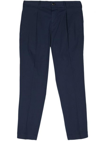 Плисирани панталон Dell'oglio синьо