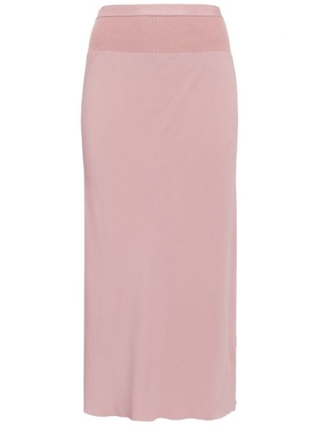 Suknja Rick Owens ružičasta