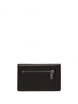 Kožená peněženka Discord Yohji Yamamoto černá