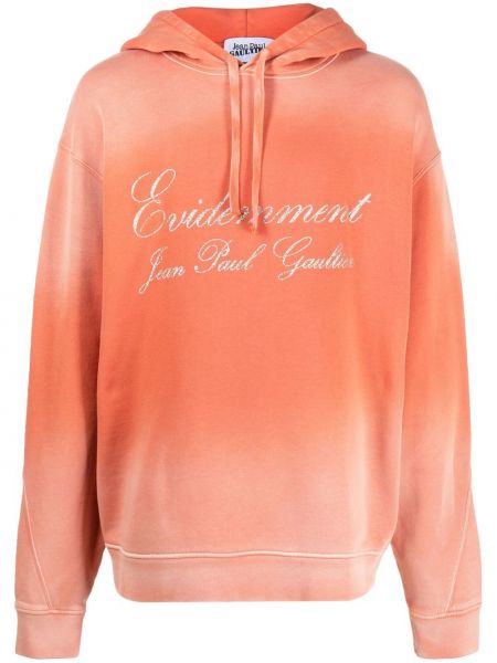 Hoodie Jean Paul Gaultier orange