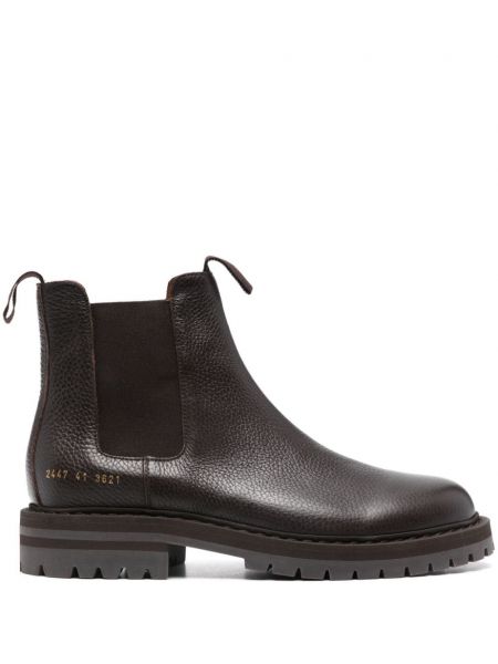 Nahka chelsean saappaat Common Projects ruskea