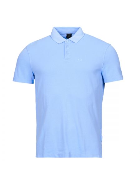 Rövid ujjú pólóing Armani Exchange kék