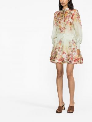 Květinové mini sukně s potiskem Zimmermann
