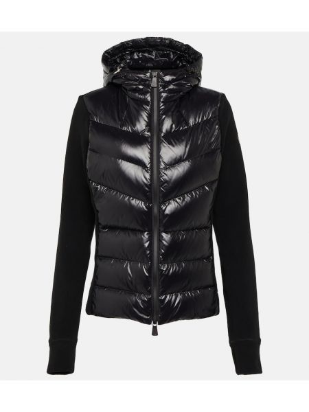 Flisas pūkinė striukė Moncler Grenoble juoda