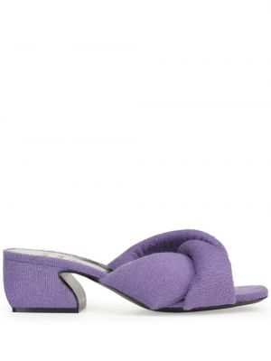 Papuci tip mules Sergio Rossi violet