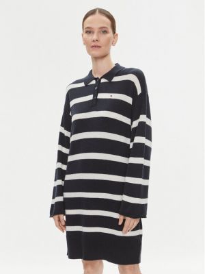 Relaxed fit suknele Tommy Hilfiger mėlyna