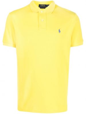 T-shirt mit stickerei Polo Ralph Lauren gelb