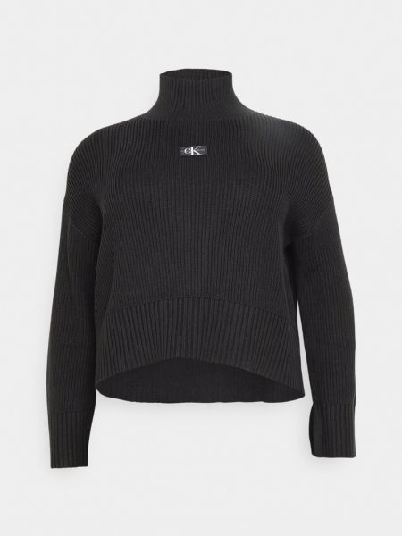 Sweter Calvin Klein Jeans Plus czarny