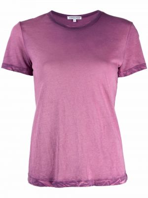 Camiseta de algodón con estampado tie dye Cotton Citizen violeta
