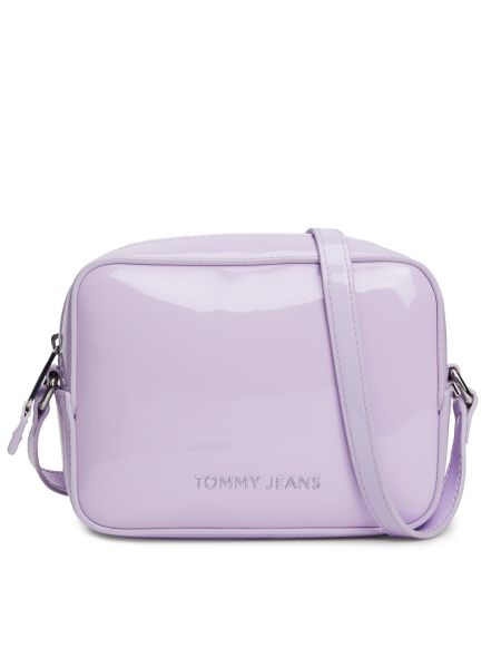 Torba s cvetličnim vzorcem Tommy Jeans vijolična